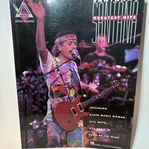 Santana's Greatest Hits Guitar Music Book Recorded Versions By Hal Leonard